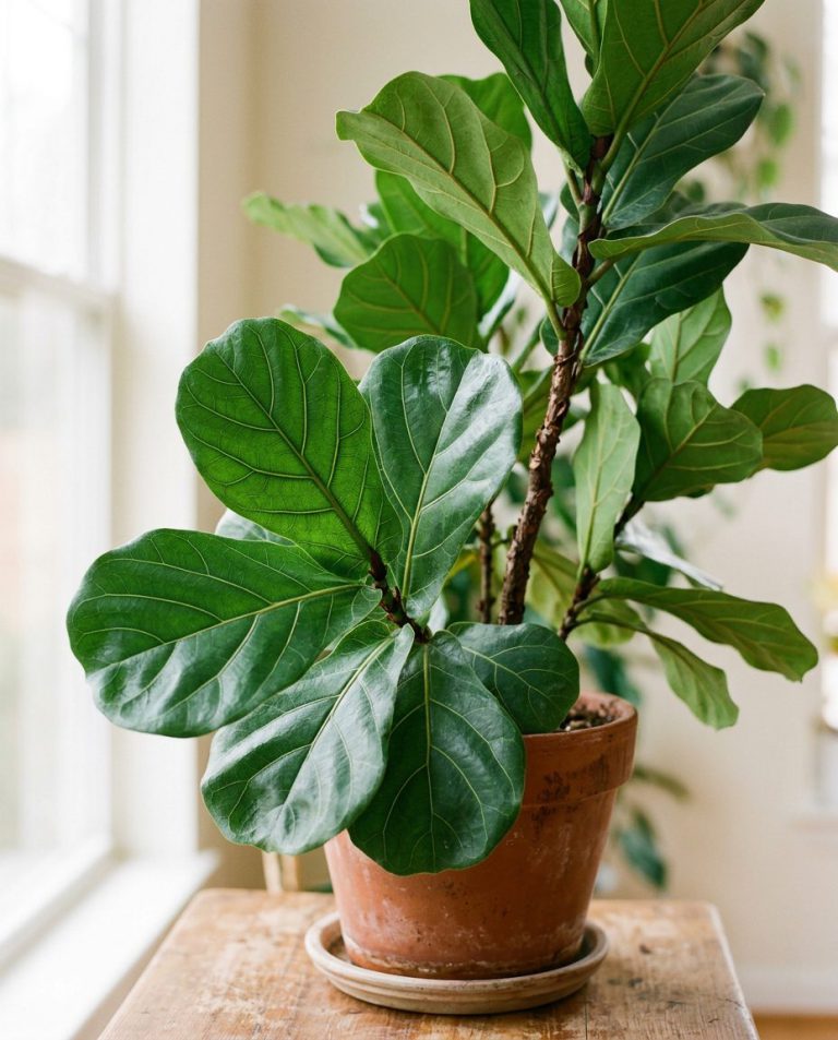 Fiddle Leaf Fig Care: Expert Tips for a Thriving Ficus Lyrata — foliage and plant health, botanical portrait