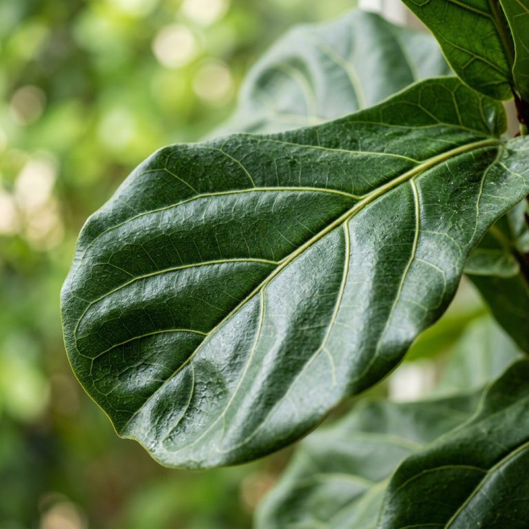 Fiddle Leaf Fig Care: Expert Tips for a Thriving Ficus Lyrata — botanical close-up, details and varieties