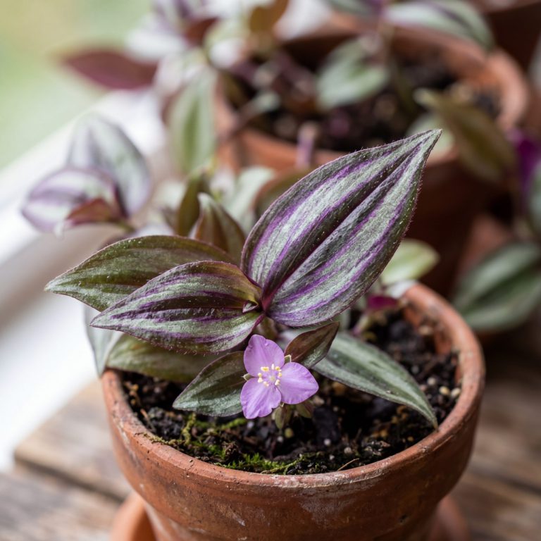 Tradescantia : culture, entretien et multiplication en pot — gros plan botanique, détails et variétés