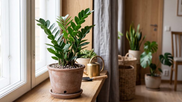 ZZ Plant Care: The Ultimate Low-Maintenance Houseplant Guide — growing guide photo, care and watering