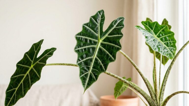 Alocasia : entretien et culture en appartement — feuillage et santé de la plante, portrait botanique