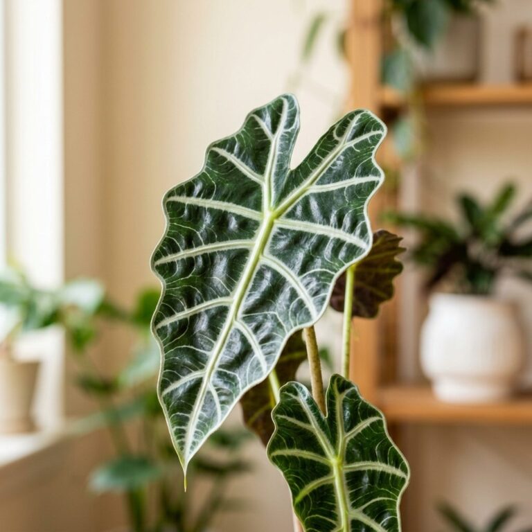 Alocasia : entretien et culture en appartement — gros plan botanique, détails et variétés