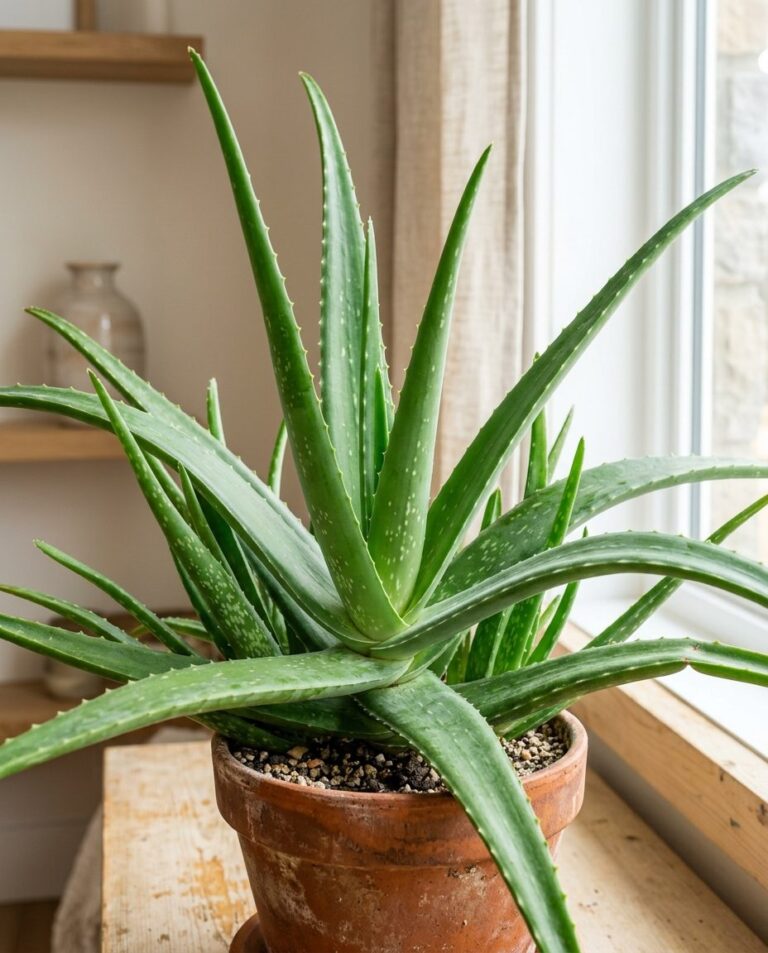 Aloe Vera - Guide d'entretien complet pour jardiniers canadiens — feuillage et santé de la plante, portrait botanique