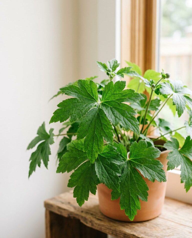 Anémone du Japon - Guide d'entretien complet pour le Canada — feuillage et santé de la plante, portrait botanique