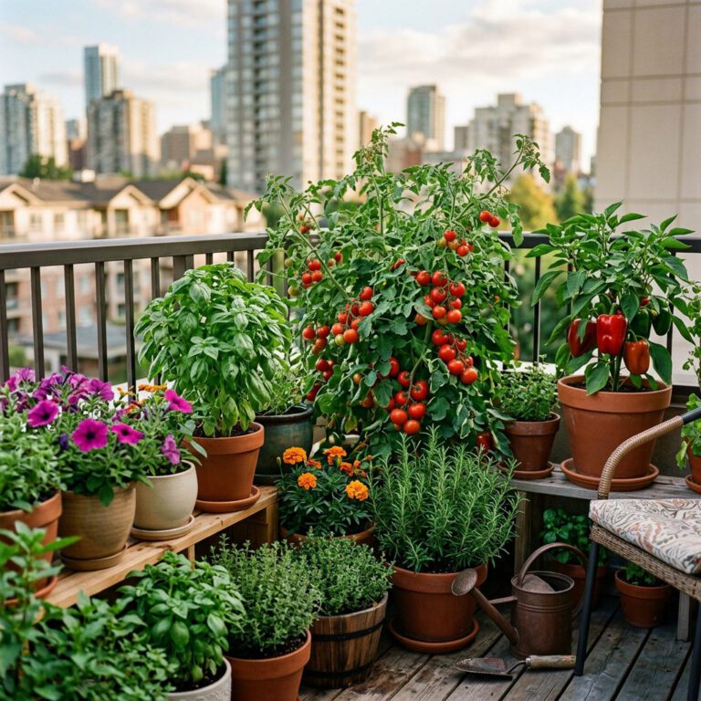 Balcony Garden in Canada: Complete Setup Guide — botanical close-up, details and varieties