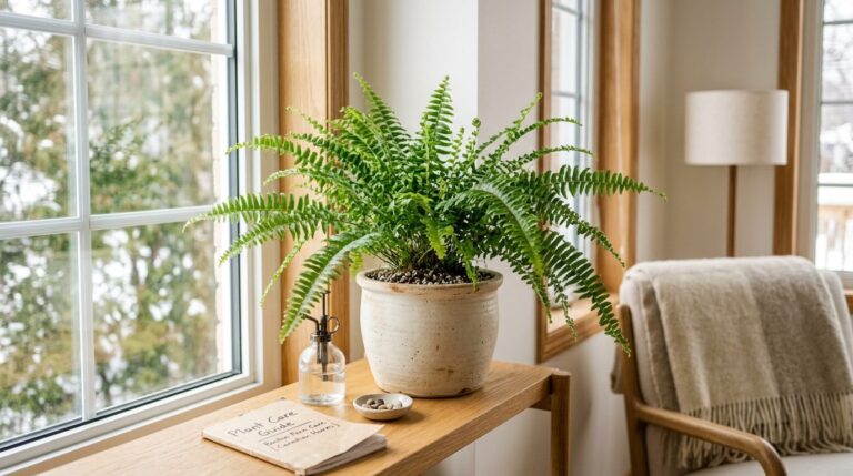 Boston Fern Complete Indoor Care Guide for Canadian Homes - growing guide photo, care and watering