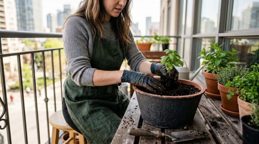 Créer un jardin sur balcon au Canada : guide étape par étape — étape 3, illustration guide pratique