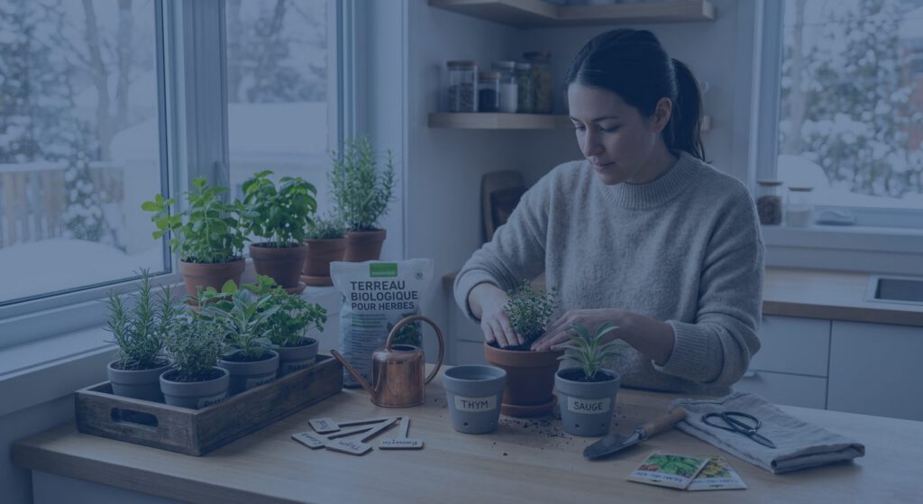 Cultiver des herbes aromatiques en hiver