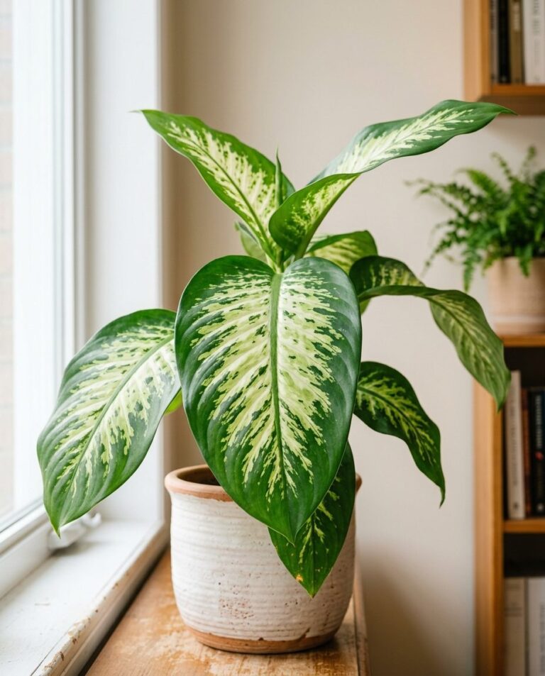 Dieffenbachia Complete Indoor Care Guide for Canadian Homes - feuillage et santé de la plante, portrait botanique