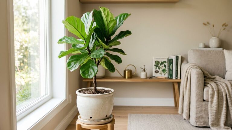 Fiddle Leaf Fig Care: Expert Tips for a Thriving Ficus Lyrata — growing guide photo, care and watering