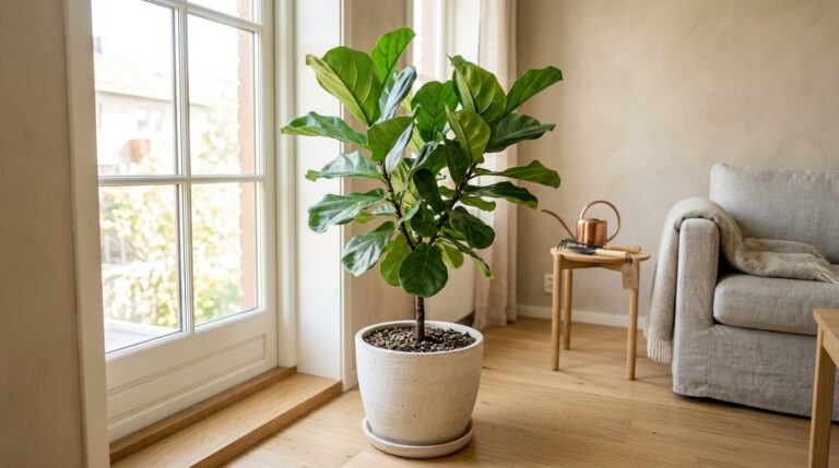 Fiddle Leaf Fig Care: Expert Tips for a Thriving Ficus Lyrata - growing guide photo, care and watering