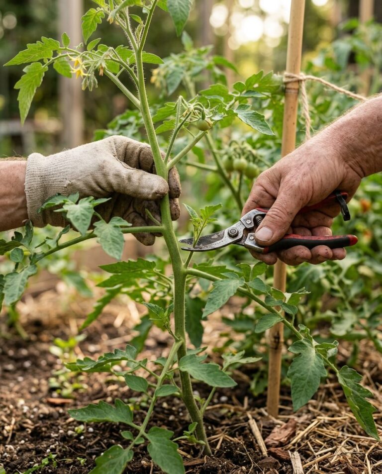 How to Prune Tomato Plants for Maximum Yield — foliage and plant health, botanical portrait