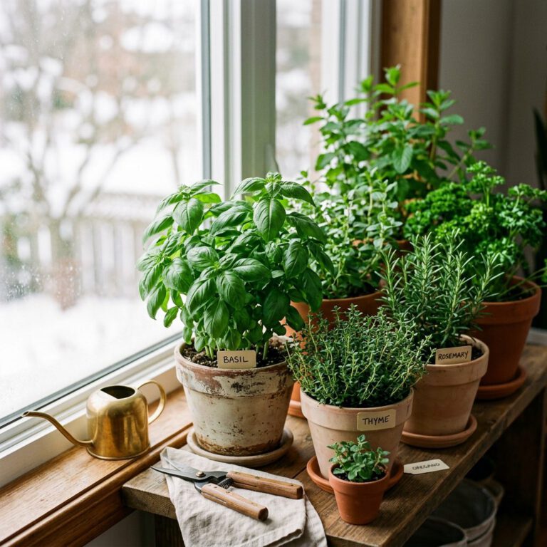 Indoor Herb Garden in Canada: Grow Fresh Herbs All Year — botanical close-up, details and varieties