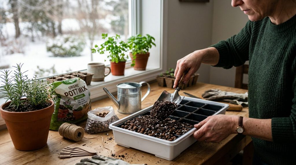 Indoor Herb Garden in Canada: Grow Fresh Herbs All Year — step 2, practical guide illustration