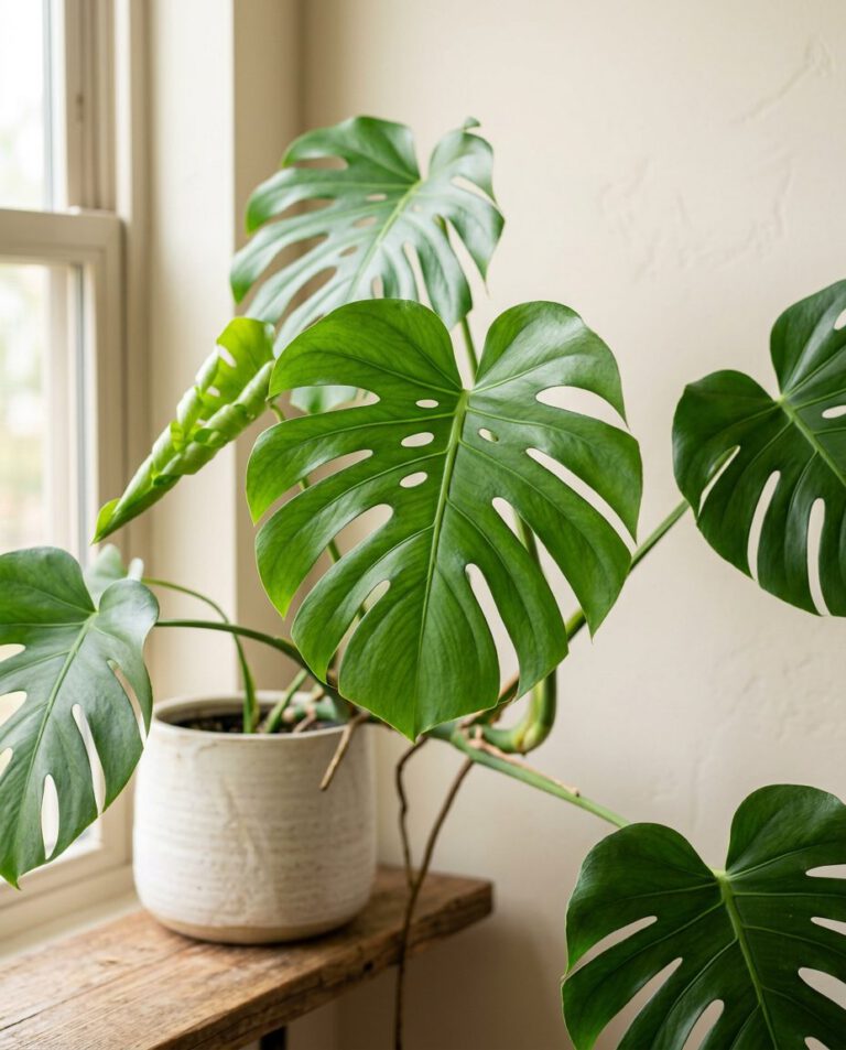 Monstera : guide d'entretien complet pour une plante majestueuse — feuillage et santé de la plante, portrait botanique