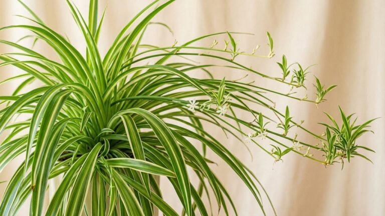 Plante araignée : entretien facile et conseils de multiplication - feuillage et santé de la plante, portrait botanique