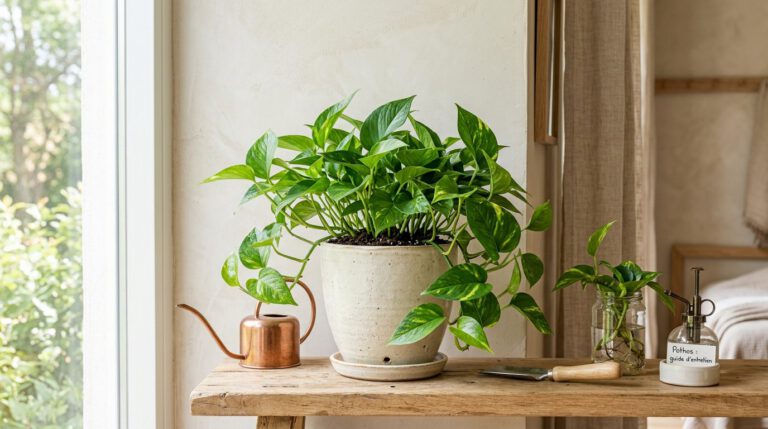 Pothos : guide complet d'entretien, arrosage et multiplication — photo guide de culture, entretien et arrosage