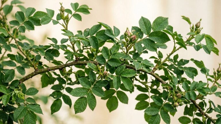 Rosiers rustiques : plantation et entretien au jardin — feuillage et santé de la plante, portrait botanique