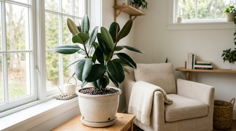 Rubber Plant Care: Growing Ficus Elastica Indoors - growing guide photo, care and watering