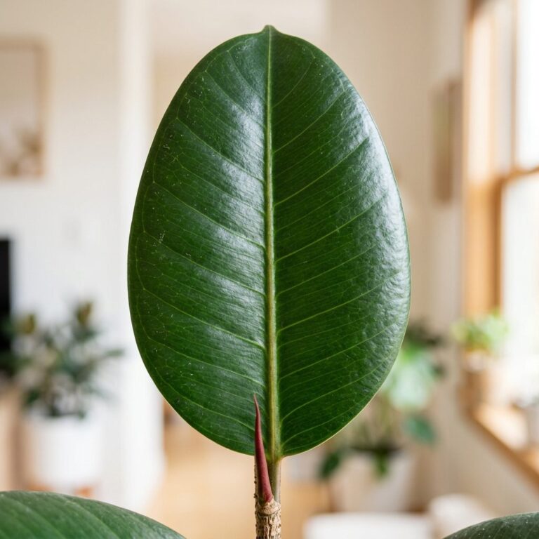 Rubber Plant Care: Growing Ficus Elastica Indoors - botanical close-up, details and varieties