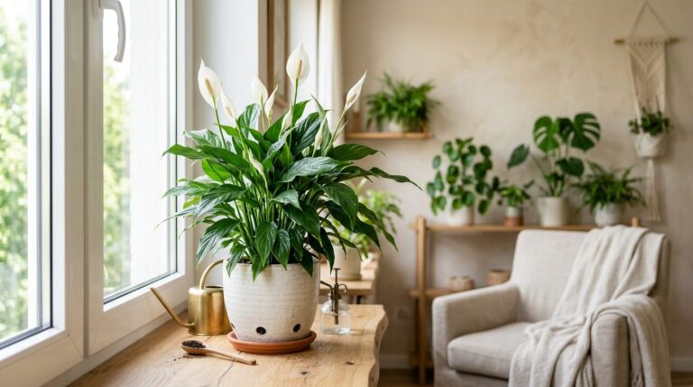 Spathiphyllum : entretien et culture en appartement - photo guide de culture, entretien et arrosage