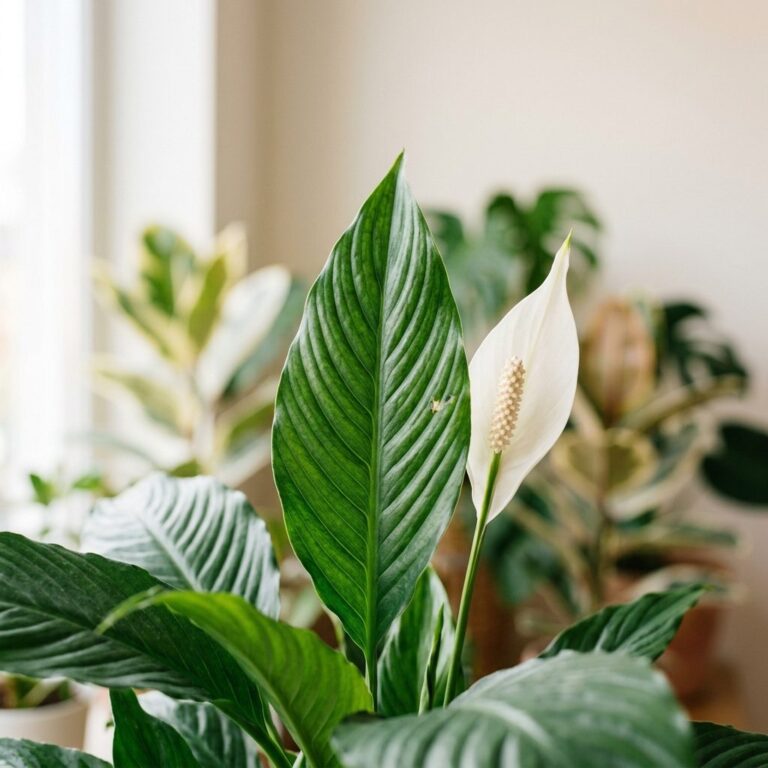 Spathiphyllum : entretien et culture en appartement - gros plan botanique, détails et variétés