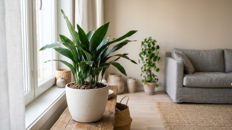 Aspidistra elatior : plante d'intérieur indestructible pour maisons peu éclairées — photo guide de culture, entretien et arrosage
