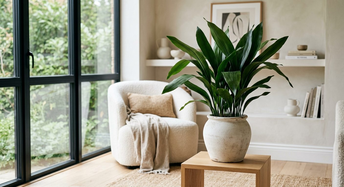 Aspidistra elatior : plante d’intérieur indestructible pour maisons peu éclairées