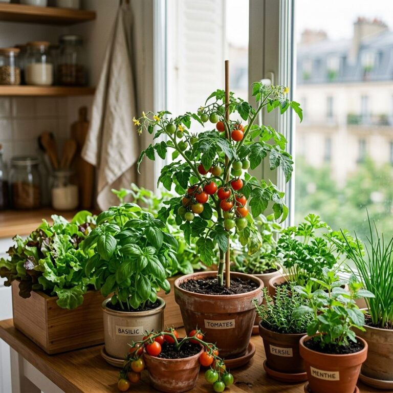 Démarrer un potager intérieur en appartement : guide complet — gros plan botanique, détails et variétés