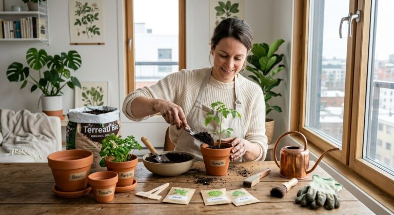 Démarrer un potager intérieur en appartement : guide complet — guide pratique de jardinage
