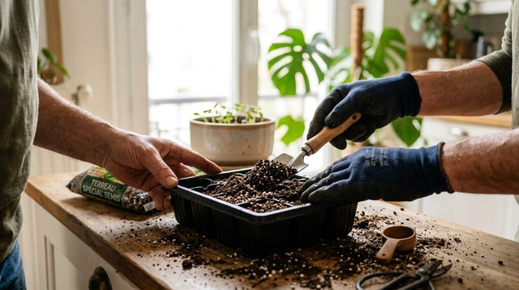 Démarrer un potager intérieur en appartement : guide complet — étape 2, illustration guide pratique