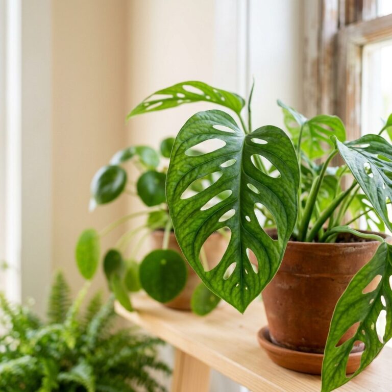 Monstera Adansonii : culture et entretien en intérieur — gros plan botanique, détails et variétés