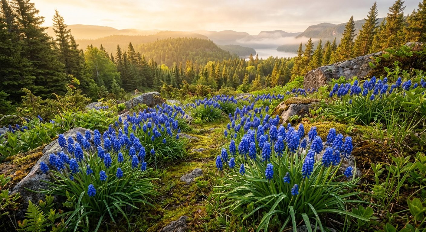 Muscari: Spring Bulb Naturalization and Variety Selection