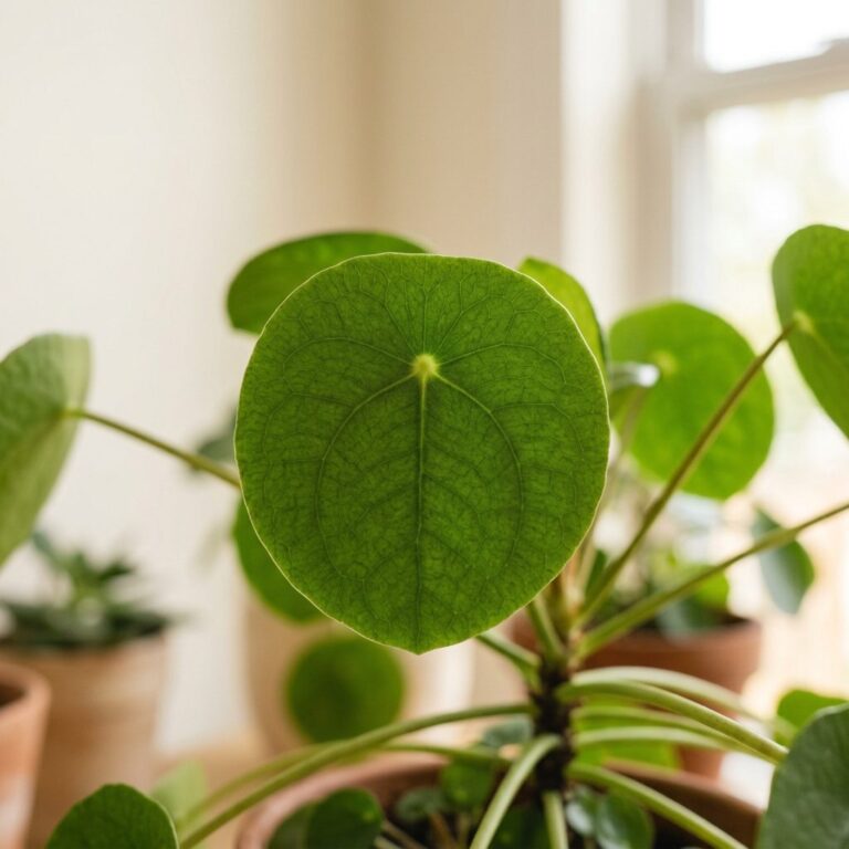 Pilea Peperomioides : Care and Propagation Guide — botanical close-up, details and varieties
