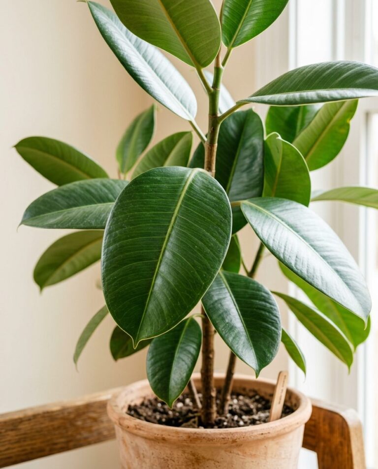 Rubber Tree Plant - Complete Care and Growing Guide — foliage and plant health, botanical portrait