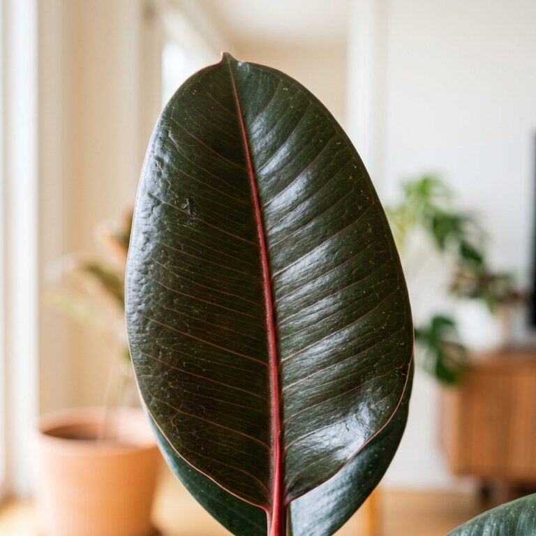 Rubber Tree Plant - Complete Care and Growing Guide — botanical close-up, details and varieties