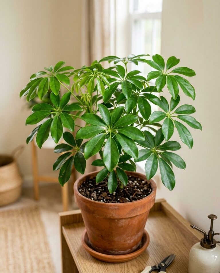 Schefflera: Indoor Care and Propagation Guide — foliage and plant health, botanical portrait