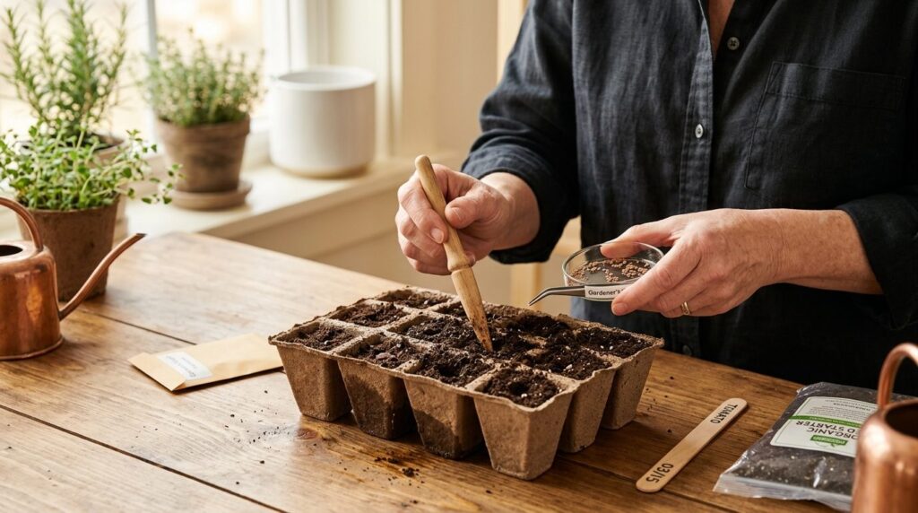 Starting Tomato Seeds Indoors Complete Guide — step 3, practical guide illustration
