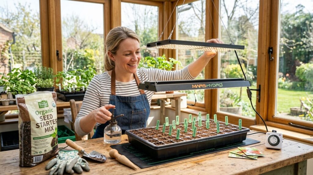 Starting Tomato Seeds Indoors Complete Guide — step 4, practical guide illustration