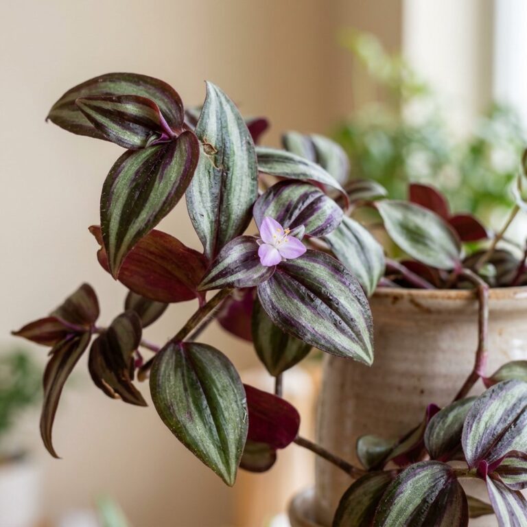 Tradescantia Zebrina : Care and Propagation Guide — botanical close-up, details and varieties