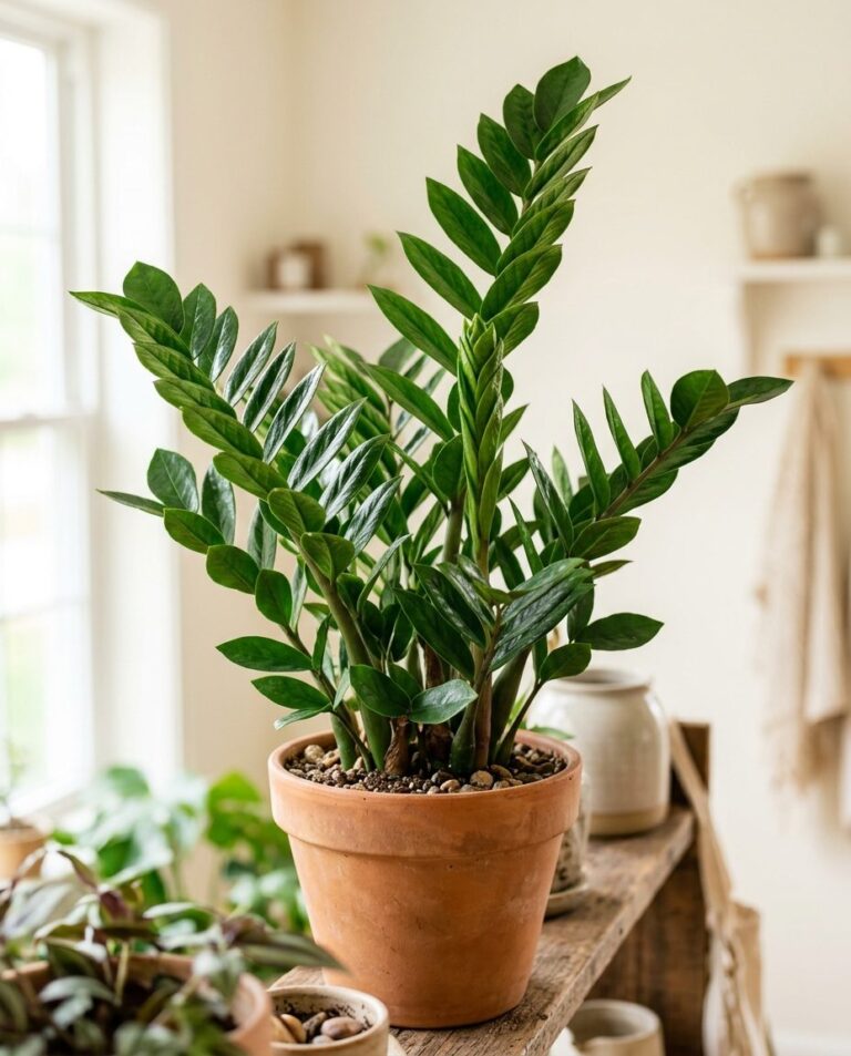ZZ Plant: Complete Care and Growing Guide — foliage and plant health, botanical portrait